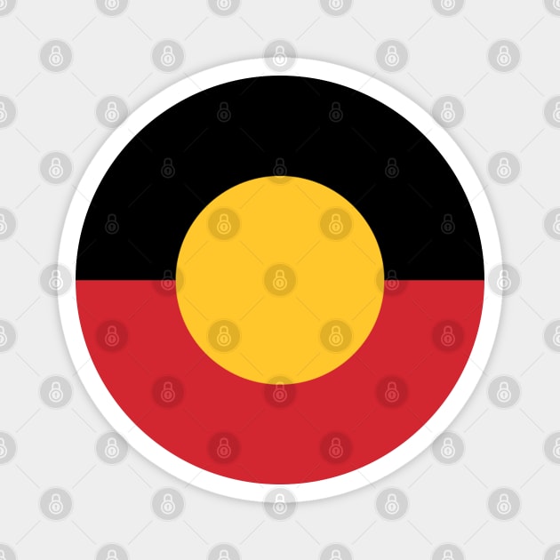 The Aboriginal Flag #8 Magnet by SalahBlt